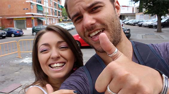 Lustery Miriam & Jorge beim Shopping